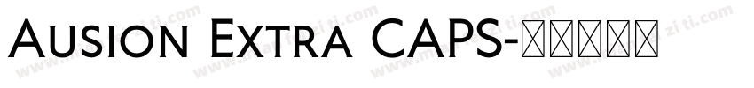 Ausion Extra CAPS字体转换